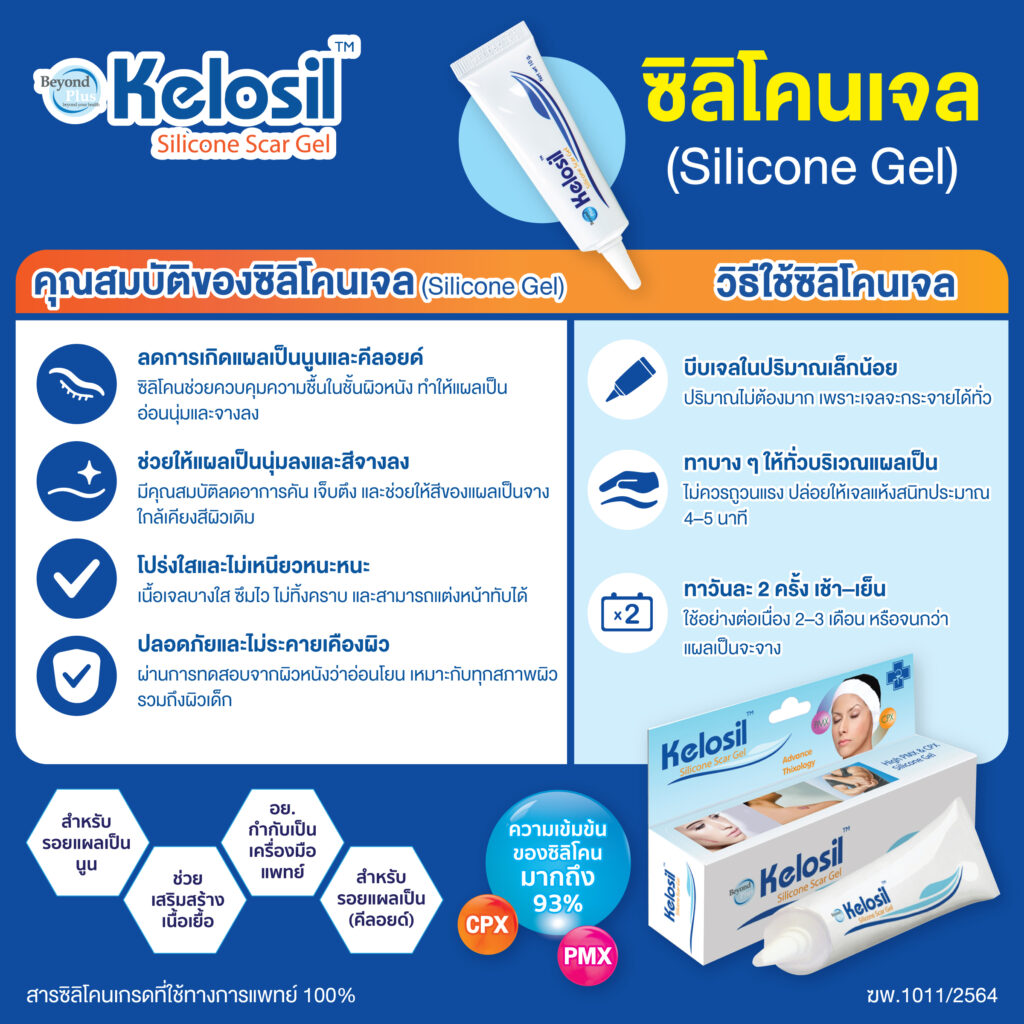 ยาลบรอยแผลเป็น Kelosil - Maxxlife