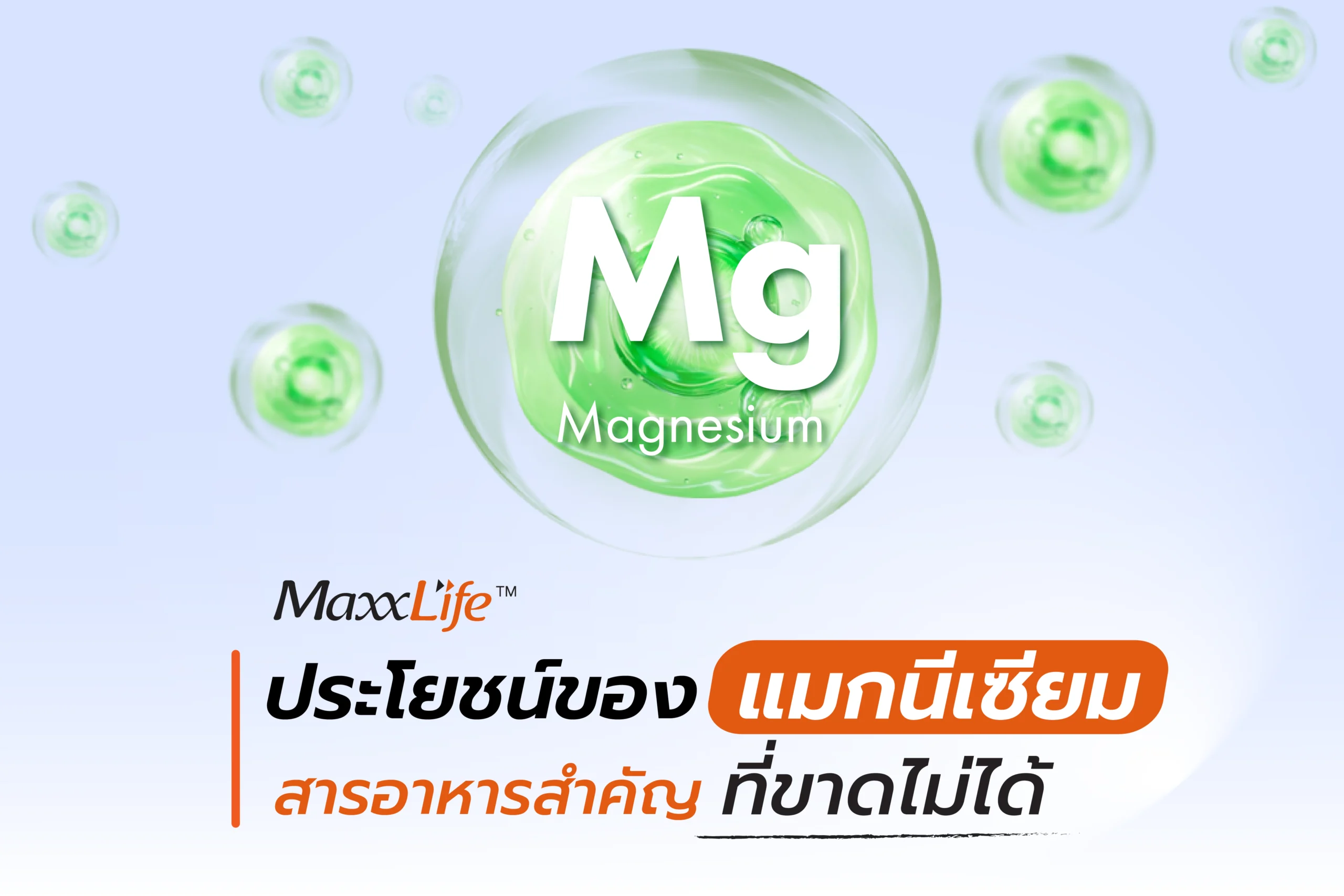 ประโยชน์ของแมกนีเซียม - Maxxlife